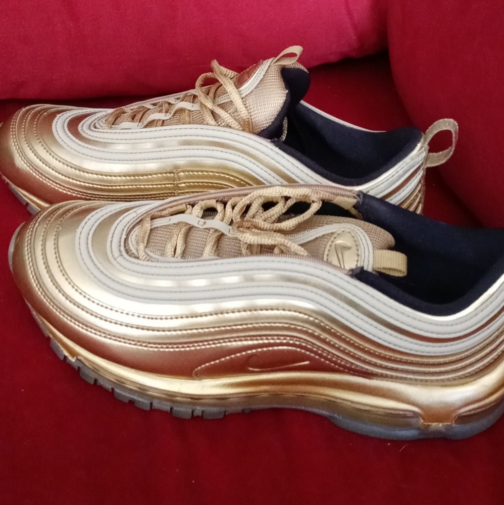 NIKE GOLD AIRMAX 97s
